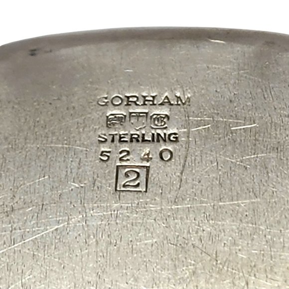 Gorham Silver Gold Wash Interior Nursery Rhyme Child's Bowl w/ Engraving #14018 - Picture 10 of 11